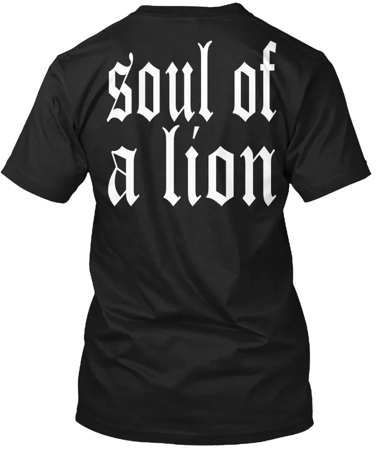 Soul Of A Lion Warrior t-shirt