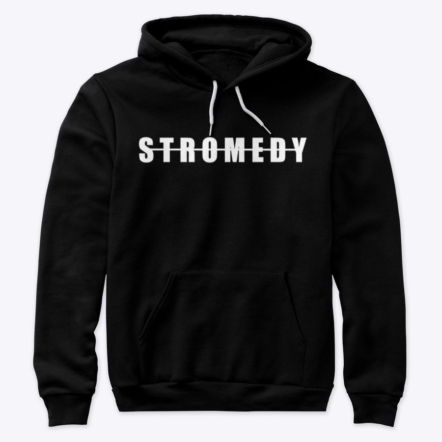 Stromedy Logo White On Black