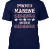 Proud Marine Grandma And Great Grandma t-shirt