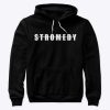 Stromedy Logo White On Black t-shirt